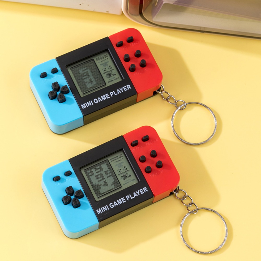Gaming Console Keychain - 1/2/5/10 Buah Konsol Game Genggam Mini