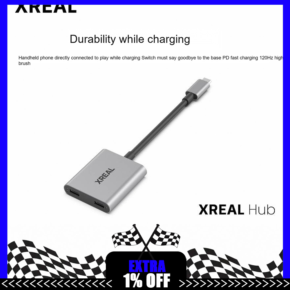 Adaptor USB-C XREAL Hub untuk  - Gaming Console Rog Ally ulasan dan harga