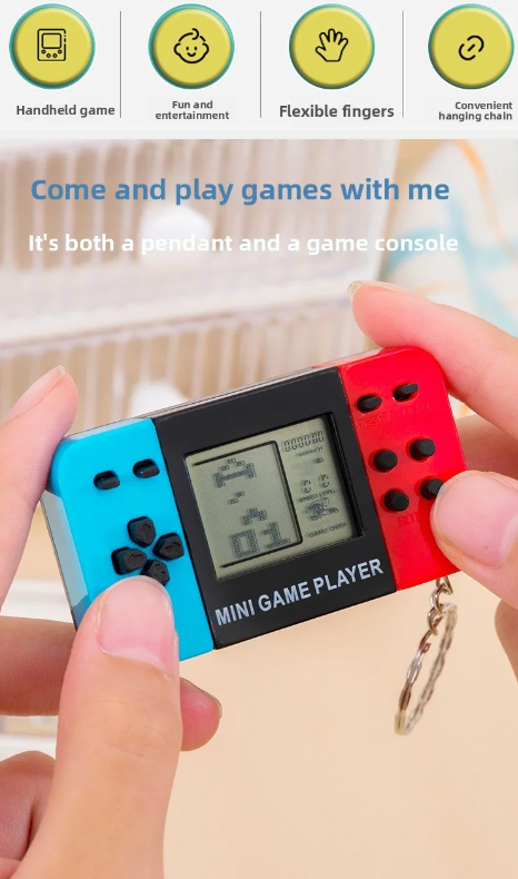 Konsol Game Elektronik Genggam - Gaming Console Keychain ulasan dan harga